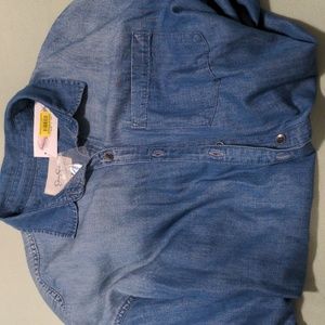 Nwt-lightweight denim shirt from Jessica Simpson.
